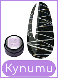 Гель павутинка TUFI profi 002 Срібний